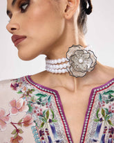 Pearl Rose necklace